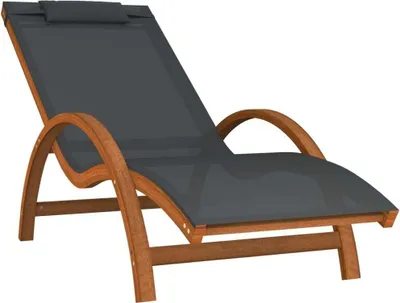 Produktbild von VidaXL 363470, Lounge, Gepolsterter Sitz, Textil, Holz, Grau, 110 kg, 740 mm