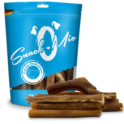 Productafbeelding van SnackOMio hondenkoekjes, rundvleesreepjes, 10 stuks, glutenvrij, 300 gram