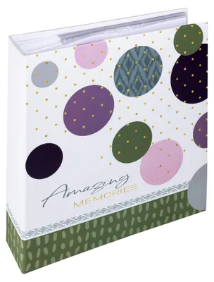 Productafbeelding van Walther Amazing Memories, groen, 13x18 cm, voor 200 foto's, fotoboek. ME487A