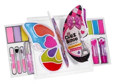 Produktbild von Buntes Schmetterlings-Make-up-Set für Kinder ab 3 Jahren - Kosmetik + Accessoires