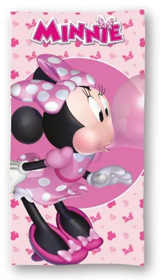 Immagine prodotto di Asciugamano in microfibra Disney Minnie Mouse - Asciugamano da bagno leggero e ad asciugatura rapida 140x70 cm