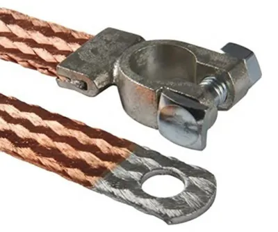 Produktbild von AUPROTEC Batterie Masseband mit Polklemme Länge 400 mm 50 mm² 300A