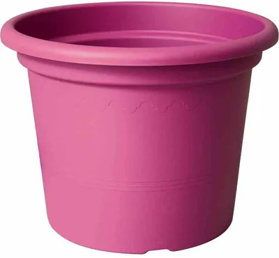 Image de Jardinière Geo, ronde, Ø 20x15 cm, en plastique rose