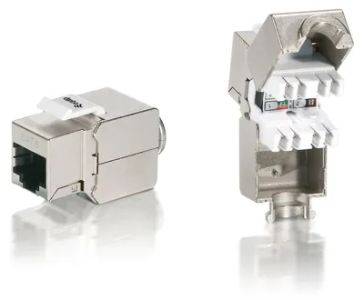 Image de Equip 767210 Keystone Jack Equip blindé Cat.6A LSA Connexion, set de 8