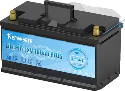Immagine prodotto di Batteria LiFePO4, capacità 100 Ah, tecnologia BMS Bluetooth, 12 V 100 Ah Bluetooth