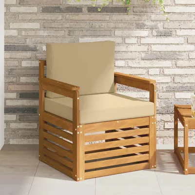 Produktbild von "Seasonal Sale"Outdoor-Sofagarnitur/Couchgarnitur - CLORIS - Outdoor-Möbel - für Garten/Terrasse - mit Kissen Natur 71x63x73 cm - Gartensofas DEMöbel879198