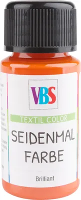 Produktbild von VBS Seidenmalfarbe, 50 ml Orange