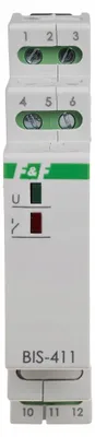 Zdjęcie produktu dla Przekaźnik bistabilny 1P 16A 230V AC z pamięcią Inrush 160A/20ms F&F BIS-411M-LED
