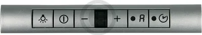 Produktbild von Bedienmodul Bedieneinheit Reglereinheit Schaltelement silber Dunstabzugshaube Bosch Siemens 00498436 498436