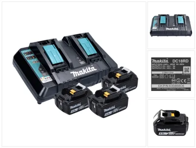 Produktbild von Makita 198458-6 Power Source Kit Li 18V 5Ah