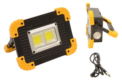 Image de Projecteur de travail à LED avec Powerbank Lampe de travail Projecteur de chantier Lampe