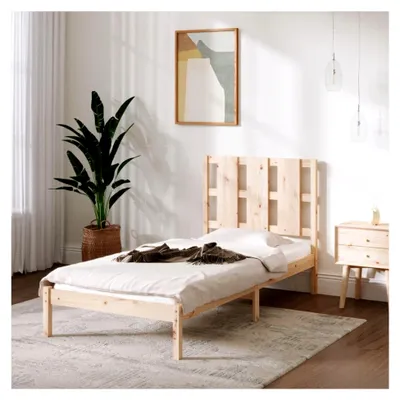 Produktbild von Einzelbett Bettgestell 90x190 cm aus Massivholz