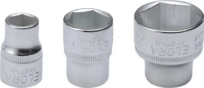 Produktbild von Elora Steckschlüssel-Einsatz 3/8", Sechskant, ELORA-871-M 13 mm