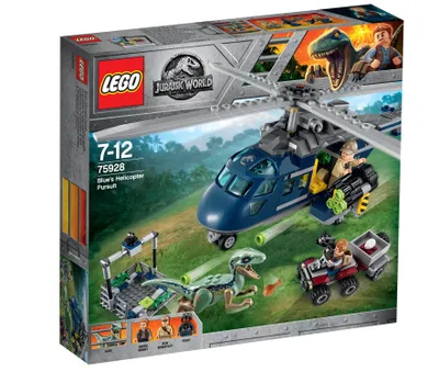 Produktbild von LEGO® Jurassic World™ Blue's Hubschrauber-Verfolgungsjagd 75928
