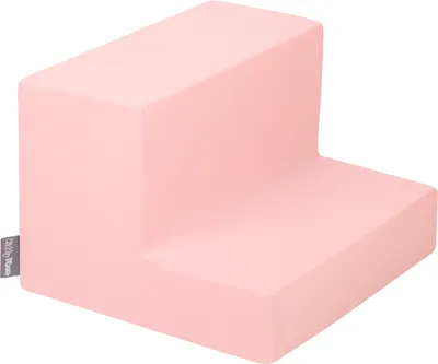 Produktbild von KiddyMoon Kinder Schaumstoff spielplatz 2in1 - Für Hindernisläufen Mit Stüfchen XXL Element Softbausteine Für baby zimmer Indoor spielplatz - Pink