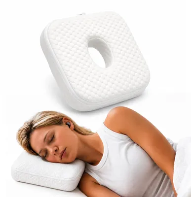 Produktbild von Memory Foam Ohrkissen mit Aussparung für Seitenschläfer