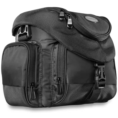 Image de Mantona Sac photo premium avec accès rapide, protection poussière, bandoulière et compartiment accessoires, pour appareils photo DSLR et hybrides