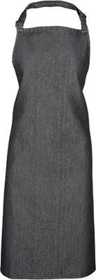 Produktbild von Premier Workwear PR150 | Latzschürze ŽColoursŽ - Waschbar bei 60 °C - Farbe: Black Denim (ca. Pantone 433) - Größe: 72 x 86 cm