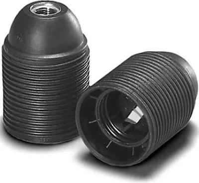 Obrázek produktu pro Patice E27 černá,Agw,M10x1 - Edison žárovka E27 102050