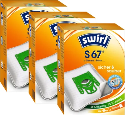 Ricambi Aspirapolvere Sacchetti Aspirapolvere Mr.Clean - 10 Pezzi Per Siemens Synchropower, Compatibili Con Swirl S67 Sacchetti Mr.Clean Compatibili Siemens - Foto 10