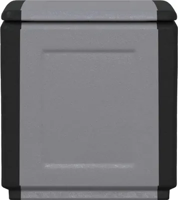 Obrázek produktu pro vidaXL Zahradní úložný box 54x53x57 cm 130 L Tmavě šedá černá