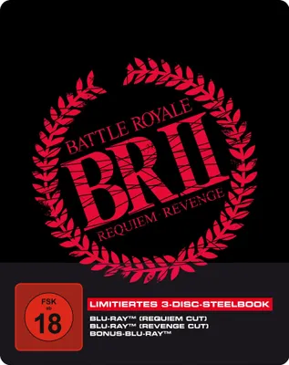 Produktbild von Battle Royale II (Limitiertes Steelbook , Requiem Cut + Revenge Cut, 3 Discs)