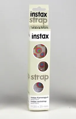 Produktbild von Fujifilm Instax Tragegurt white / design dotes