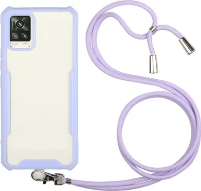 Produktbild von König Design Hülle kompatibel mit Samsung Galaxy A72 5G Kunststoff Handykette Cover - Case Handyhülle Violett