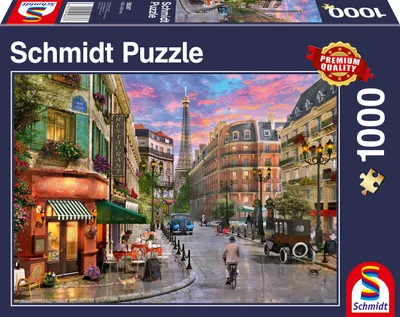Immagine prodotto di Schmidt Spiele puzzle 1000 pezzi Strada per la Torre Eiffel
