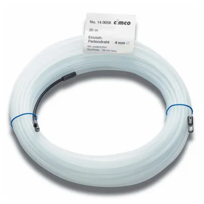Produktbild von Cimco Einzieh-Perlondraht, 300 mm lang, Material Ø 4 mm, Zugfestigkeit 900 N 140062