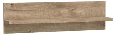 Obrázek produktu pro Nástěnná police BALESTRAND - dubové dřevo - 120 x 32 x 18 cm