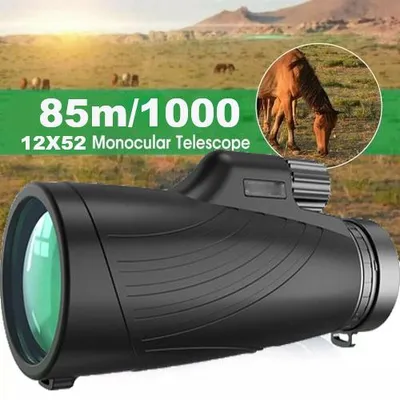 Produktbild von 12x52 Super High Power tragbares HD-Nachtsicht-Monokular-Teleskop-Fernglas