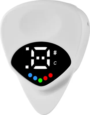 Produktbild von ACOGEDO Gitarrenplektren Tuner Chromatische Hintergrundbeleuchtung Display Tragbares 2-in-1-Gitarrenzubeh?r Folk-Ukulele