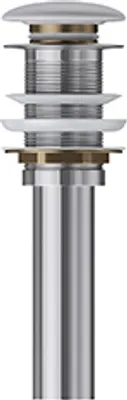 Produktbild von doporro Automatik-Ablaufgarnitur PU13 PUSH-Open Chrom Ablauf-Ventil für alle DIN-Waschbecken Öffnen und Schließen per Fingerdruck