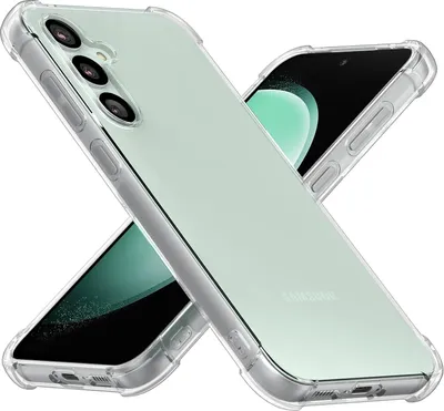 Produktbild von Hülle für Samsung Galaxy S23 FE Weich Transparent Handyhülle mit Verstärkte Ecken Bumper Schutzhülle