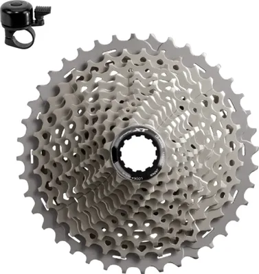 Produktbild von Shimano Kassetten 11-Fach Deore XT M8000 11-40 Zähne inkl. Fahrradklingel