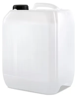 Produktbild von Kunststoffkanister 5 L mit UN-Zulassung, HxLxB 25x19,5x14,5 cm, weiß/blau/transparent