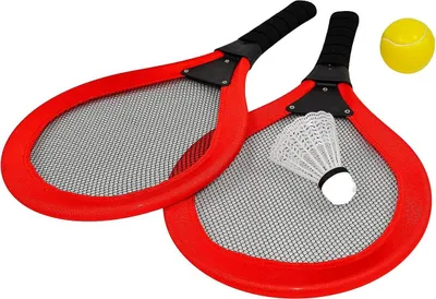 Produktbild von Satz von 2 Schlägern Querruder Badminton Tennisball enero Spielzeug