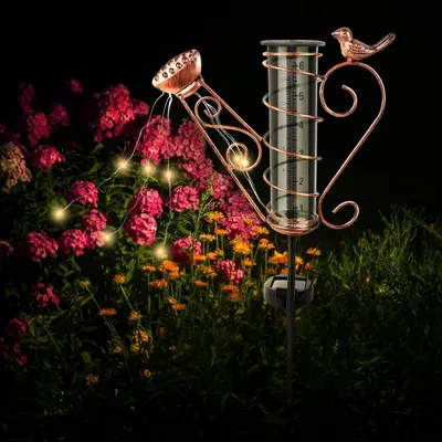 Produktbild von Regenmesser aus Glas für Garten und Terrasse