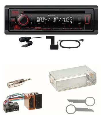 Produktbild von Kenwood KDC-BT450DAB Bluetooth Digitalradio Einbauset für Mercedes A C M Klasse