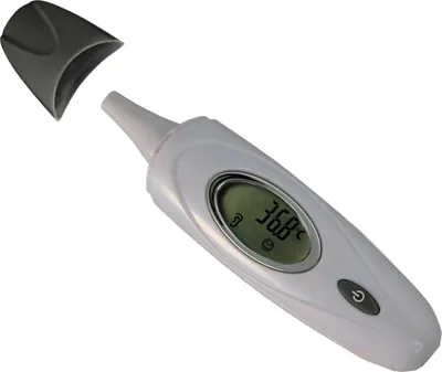 Image de Reer 98020 Thermomètre médical infrarouge, mesure des tempes