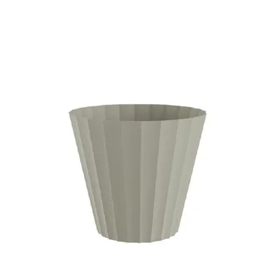 Zdjęcie produktu dla Doniczka Plastiken taupe z polipropylenu (Ø 22 x 20 cm)