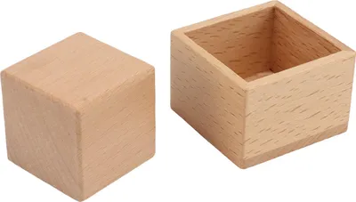 Produktbild von Baby-Spielzeug aus Holz, quadratisch, umweltfreundlich, pädagogisch, frühes Lernen, Griff für Kleinkinder