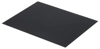 ABS Kunststoffplatte 25x20 cm, schwarz, 1 Stück