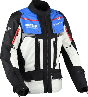 Produktbild von DIFI Sierra Nevada 4 wasserdichte Motorrad Textiljacke, grau/schwarz/blau, L