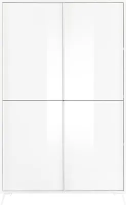 Immagine prodotto di Buffet 4 porte collezione SKY. Colore bianco lucido laccato