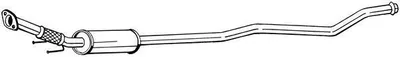Produktbild von BOSAL 286-443 Mittelschalldämpfer Schalldämpfer für HYUNDAI i10 (IA)