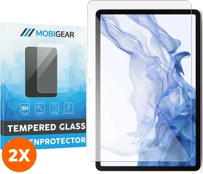 Produktbild von Mobigear Displayschutzfolie für Samsung Galaxy Tab S9 – Panzerglasfolie, kompatibel mit Hüllen (2er-Pack)
