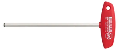 Produktbild von Auction Wiha Stiftschlüssel mit Quergriff Sechskant MagicRing® glanzvernickelt (22172) 5 x 150 mm