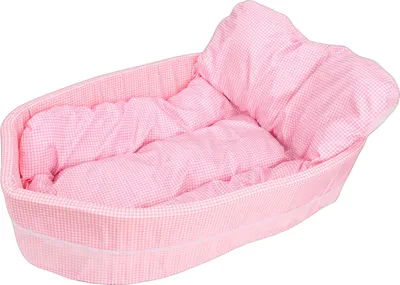 Produktbild von Süßes Hundebett Bequemes, faltbares, waschbares Haustierbett Weiches, beruhigendes Schlafbett für Welpen für zu Hause oder die Tierhandlung Rosa